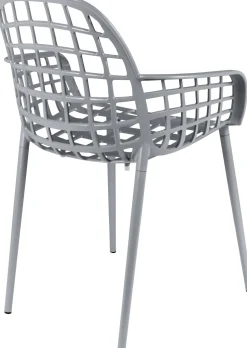 Tuinstoelen|Kuipstoelen-Zuiver Albert Kuip Garden (set van 2) Eetkamerstoel Light Grey