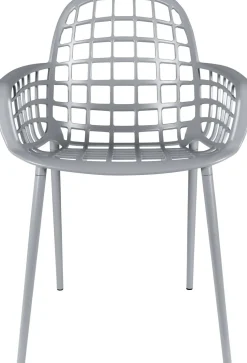 Tuinstoelen|Kuipstoelen-Zuiver Albert Kuip Garden (set van 2) Eetkamerstoel Light Grey