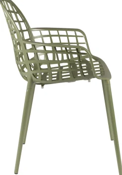 Tuinstoelen|Kuipstoelen-Zuiver Albert Kuip Garden (set van 2) Eetkamerstoel Green