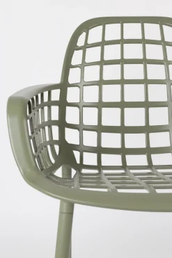 Tuinstoelen|Kuipstoelen-Zuiver Albert Kuip Garden (set van 2) Eetkamerstoel Green