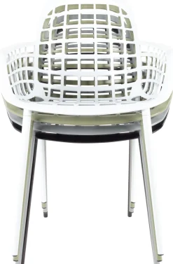 Tuinstoelen|Kuipstoelen-Zuiver Albert Kuip Garden (set van 2) Eetkamerstoel Green