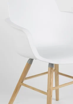 Kuipstoelen|Eetkamerstoelen Met Armleuning-Zuiver Albert Kuip (set van 2) Armstoel White