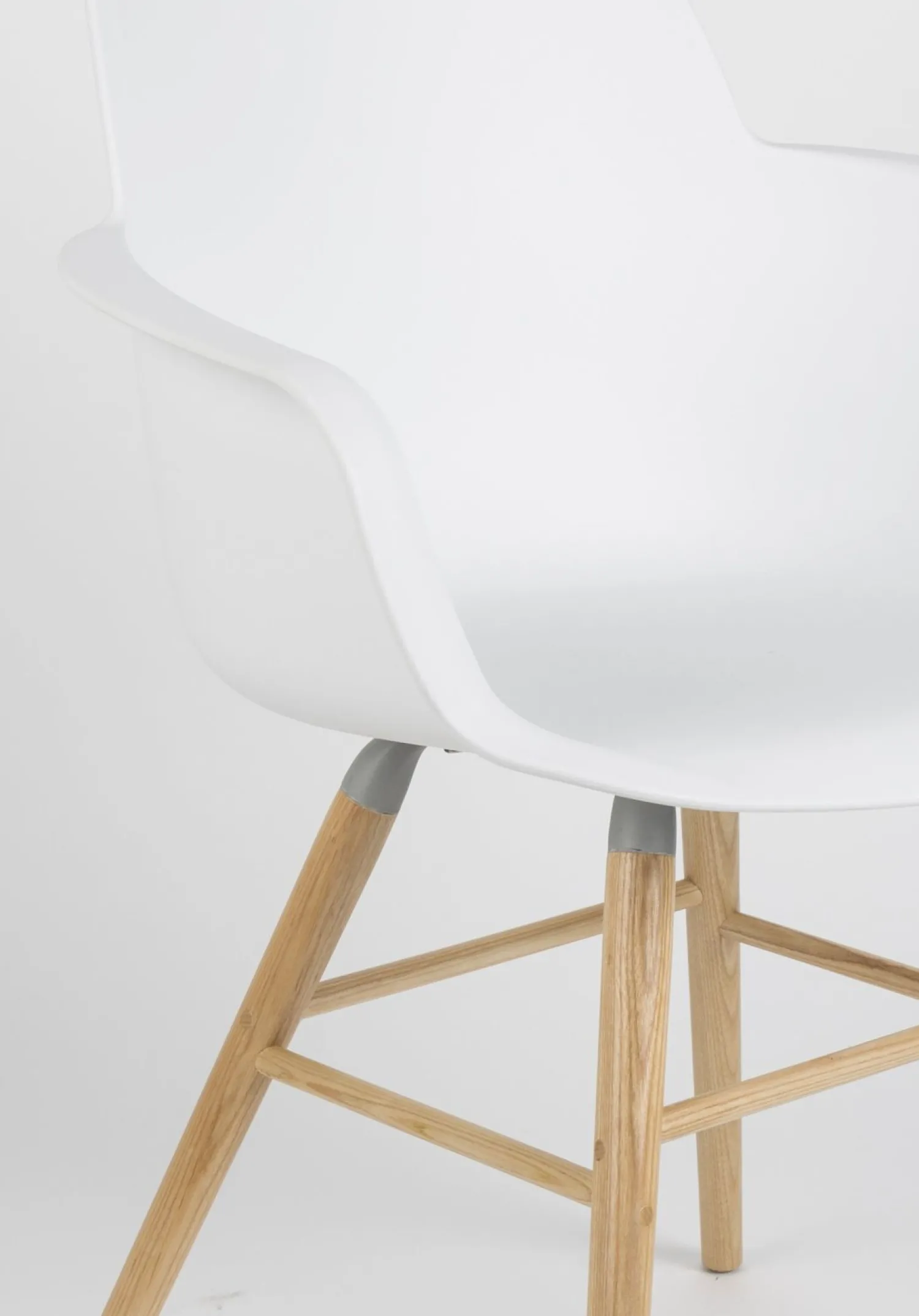 Kuipstoelen|Eetkamerstoelen Met Armleuning-Zuiver Albert Kuip (set van 2) Armstoel White