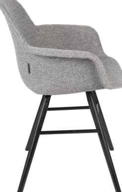 Kuipstoelen|Eetkamerstoelen Met Armleuning-Zuiver Albert Kuip (set van 2) Armstoel Lichtgrijs