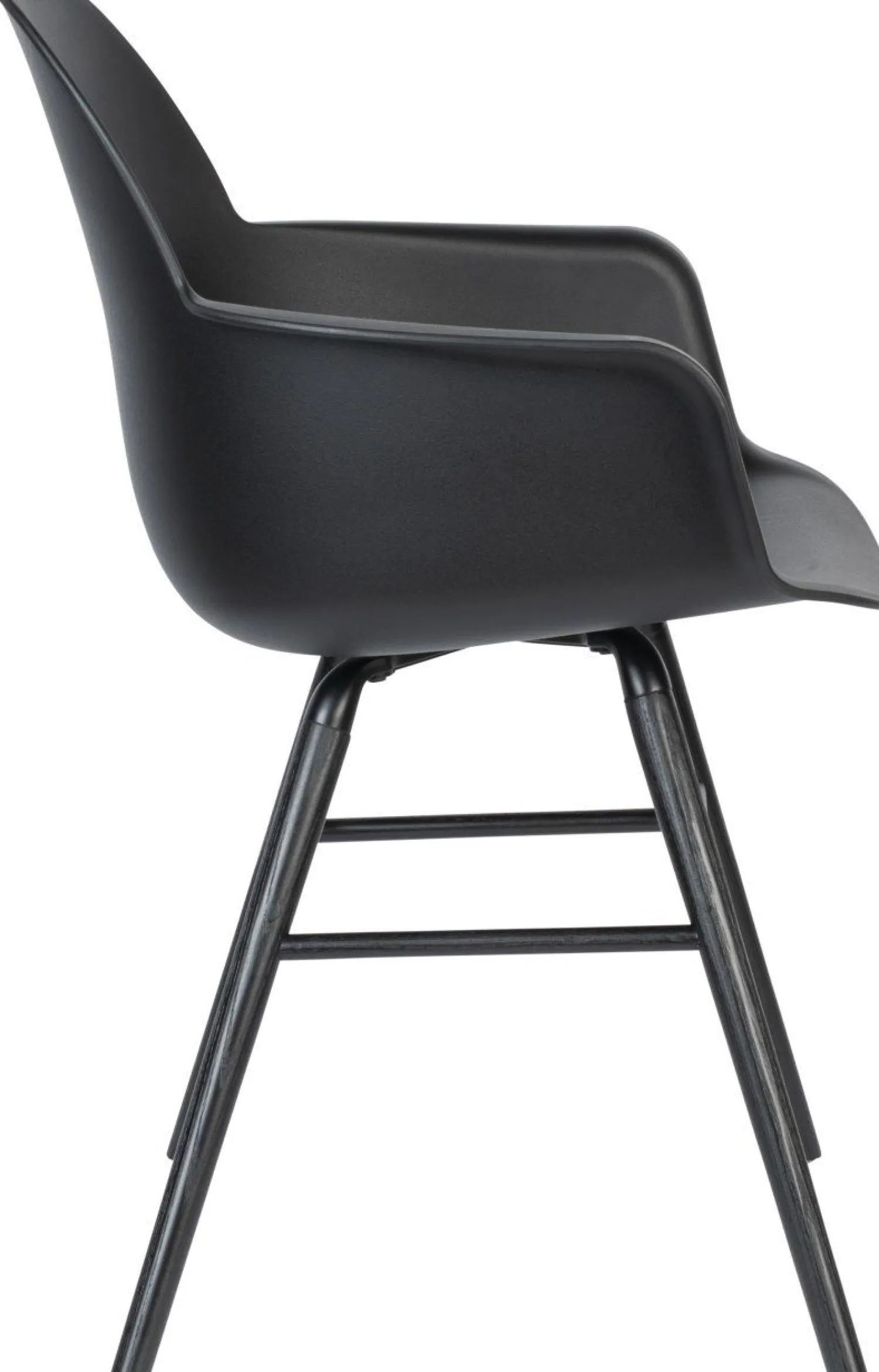 Kuipstoelen|Eetkamerstoelen Met Armleuning-Zuiver Albert Kuip (set van 2) Armstoel Zwart