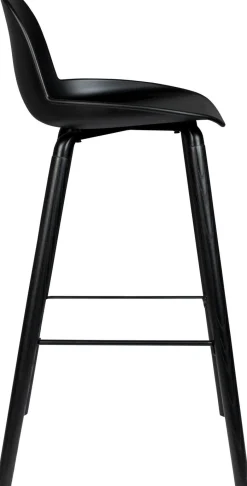 Kunststof Barkrukken-Zuiver Albert Kuip (set van 2) Barkruk Zwart