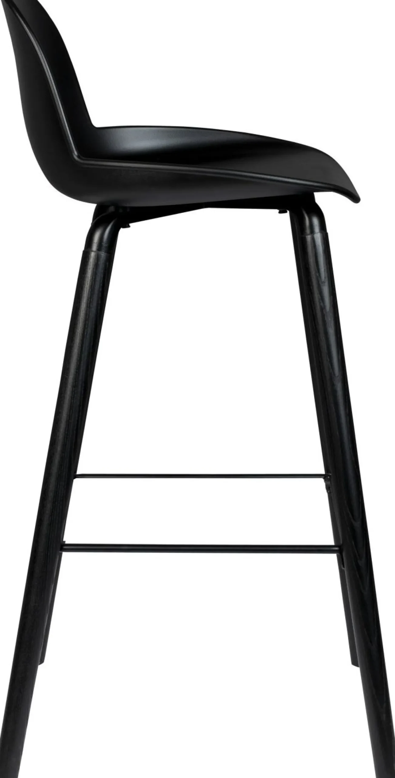 Kunststof Barkrukken-Zuiver Albert Kuip (set van 2) Barkruk Zwart