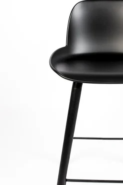 Kunststof Barkrukken-Zuiver Albert Kuip (set van 2) Counter Stoel Zwart