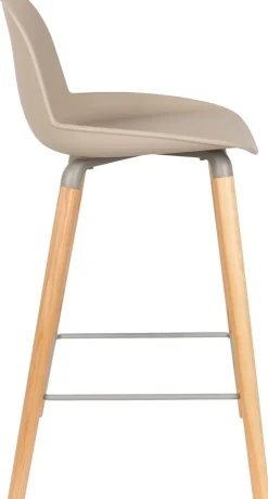 Kunststof Barkrukken-Zuiver Albert Kuip (set van 2) Counter stoel taupe