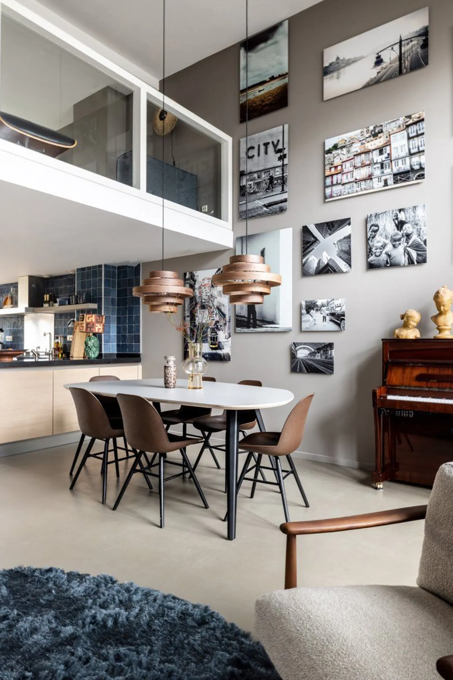 Kuipstoelen|Eetkamerstoelen Zonder Armleuning-Zuiver Albert Kuip (set van 2) Eetkamerstoel Coffee