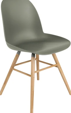 Kuipstoelen|Eetkamerstoelen Zonder Armleuning-Zuiver Albert Kuip (set van 2) Eetkamerstoel Green
