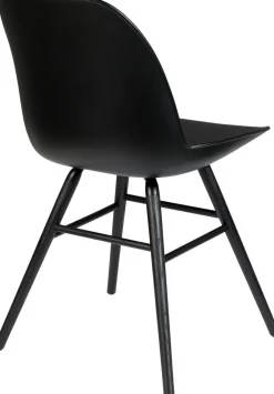 Kuipstoelen|Eetkamerstoelen Zonder Armleuning-Zuiver Albert Kuip (set van 2) Eetkamerstoel Zwart
