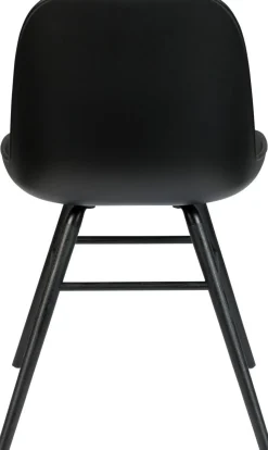 Kuipstoelen|Eetkamerstoelen Zonder Armleuning-Zuiver Albert Kuip (set van 2) Eetkamerstoel Zwart