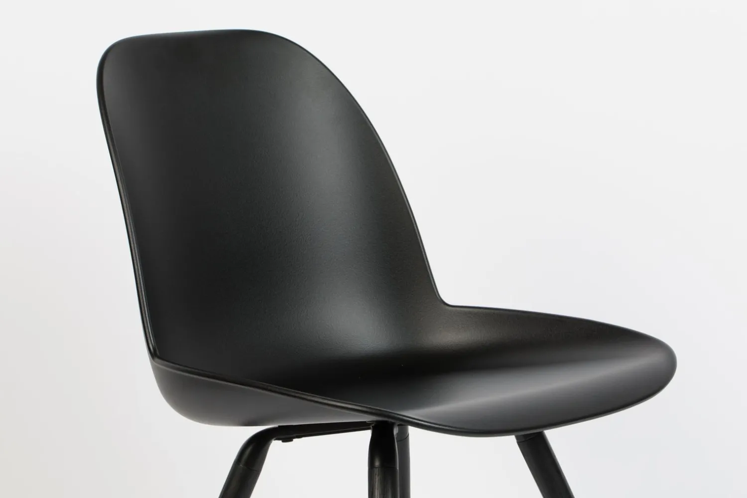 Kuipstoelen|Eetkamerstoelen Zonder Armleuning-Zuiver Albert Kuip (set van 2) Eetkamerstoel Zwart