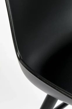 Kuipstoelen|Eetkamerstoelen Zonder Armleuning-Zuiver Albert Kuip (set van 2) Eetkamerstoel Zwart