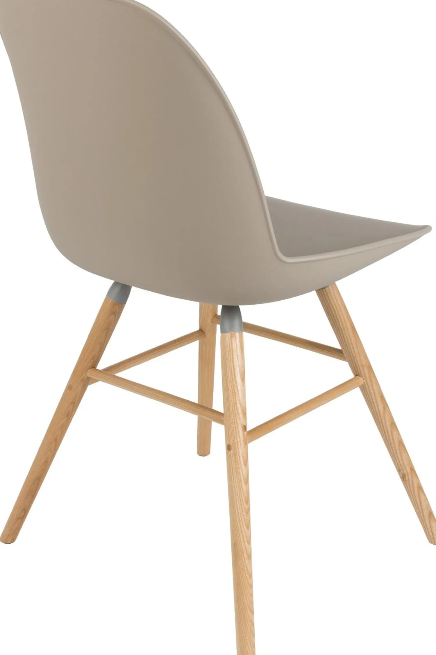 Kuipstoelen|Eetkamerstoelen Zonder Armleuning-Zuiver Albert Kuip (set van 2) Eetkamerstoel taupe