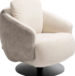 Draaifauteuils-Henders en Hazel Alberta Fauteuil Taurus, Kiezel