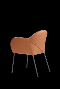 Design Stoelen|Eetkamerstoelen Met Armleuning-LABEL Vandenberg Aletta Eetkamerstoel Beige