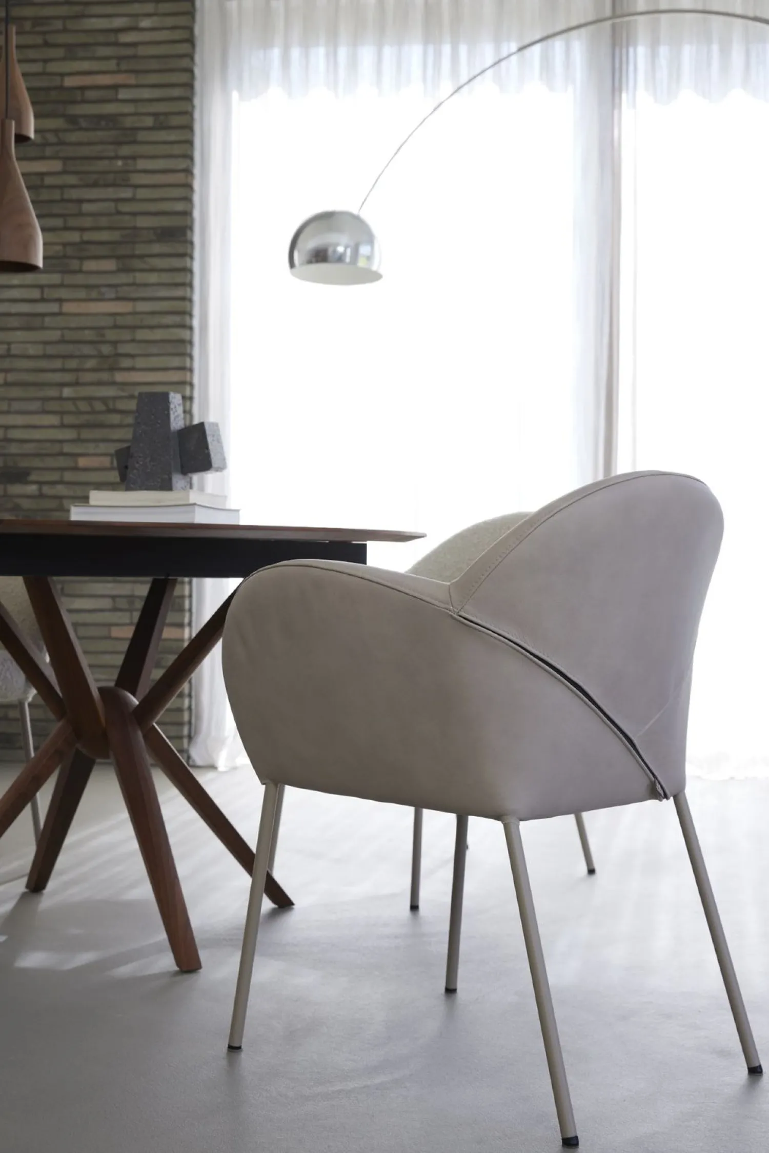 Design Stoelen|Eetkamerstoelen Met Armleuning-LABEL Vandenberg Aletta Eetkamerstoel Beige