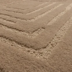 Vloerkleden|Wollen Vloerkleden-WOOOD Alicia Vloerkleed Sand