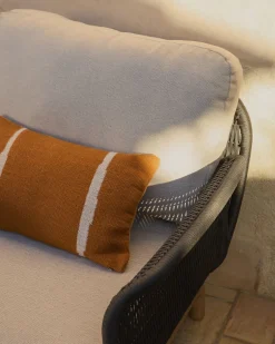Tuinstoelen-Kave Home Alipa Outdoor Fauteuil Antraciet