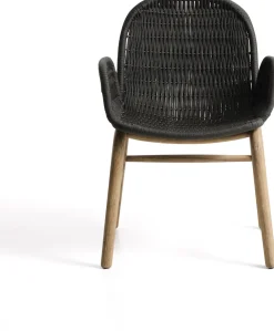 Tuinstoelen-Kave Home Alipa Tuin Armstoel Antraciet