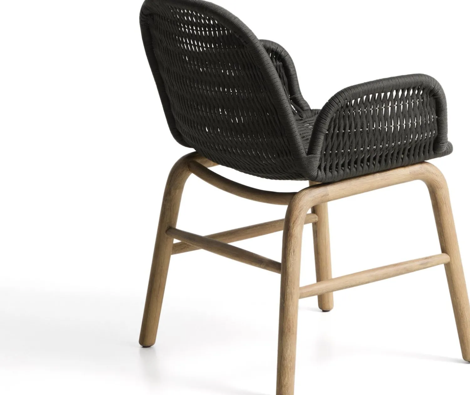 Tuinstoelen-Kave Home Alipa Tuin Armstoel Antraciet