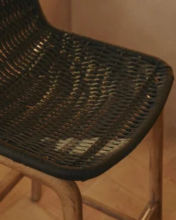 Tuinstoelen-Kave Home Alipa Tuin Barkruk Antraciet