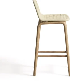 Tuinstoelen-Kave Home Alipa Tuin Barkruk Ecru