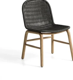 Tuinstoelen-Kave Home Alipa Tuinstoel Antraciet