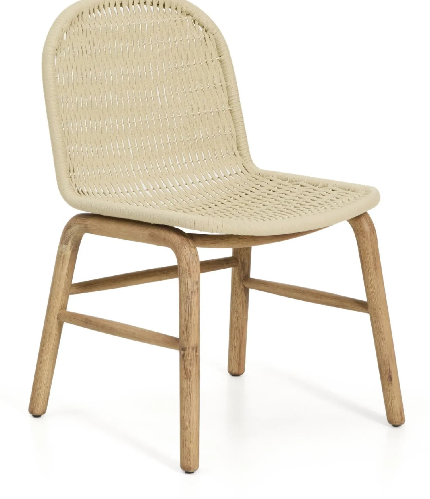 Tuinstoelen-Kave Home Alipa Tuinstoel Ecru
