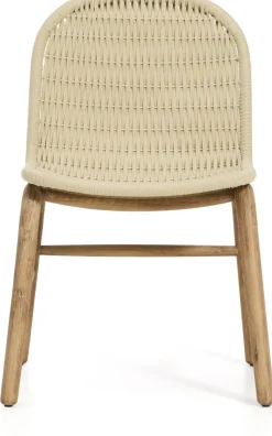 Tuinstoelen-Kave Home Alipa Tuinstoel Ecru