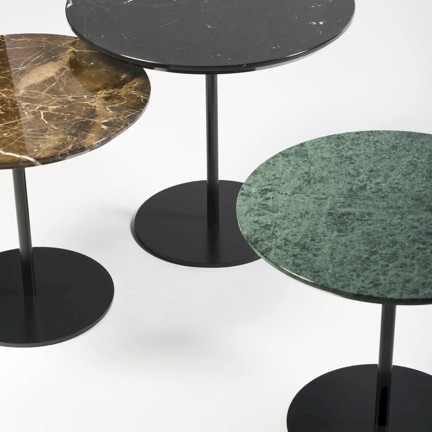 Marmeren Bijzettafels|Ronde Bijzettafels-Metaform Allround Bijzettafel Zwart