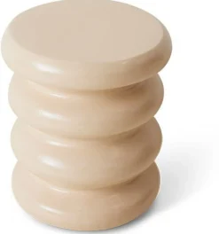 Ronde Bijzettafels-HKLIVING Allure Bijzettafel Cream