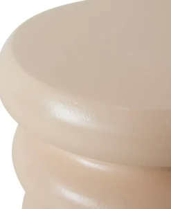 Ronde Bijzettafels-HKLIVING Allure Bijzettafel Cream