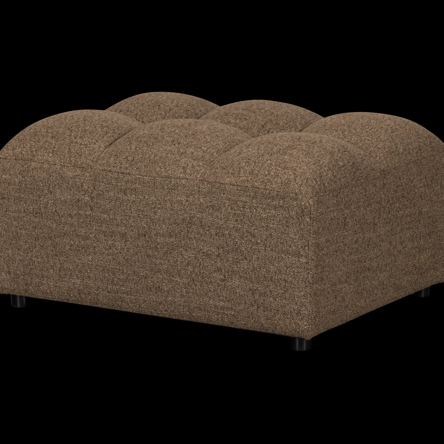 Hockers|Poefs-WOOOD Allure Hocker Donkerbruin