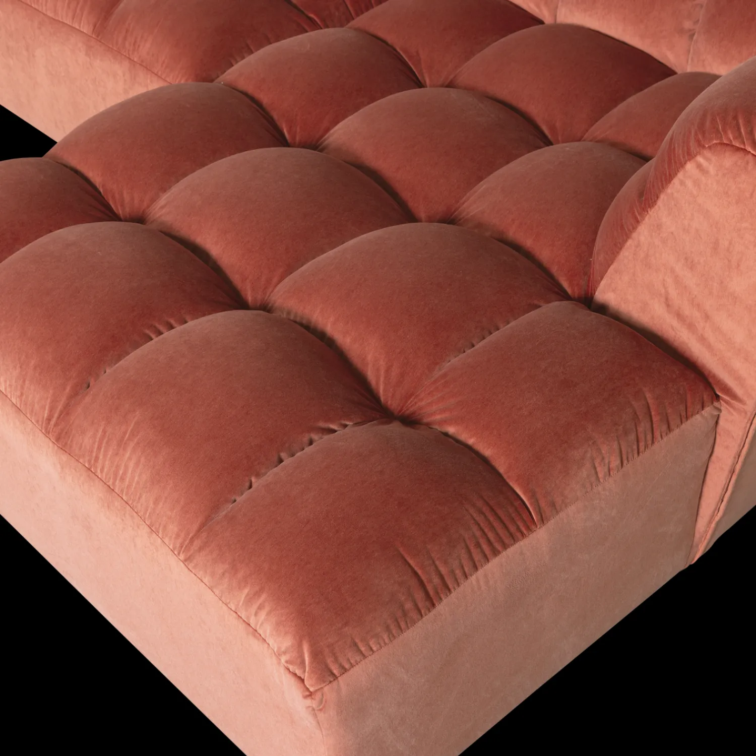 Hoekbanken-WOOOD Allure Hoekbank Blush