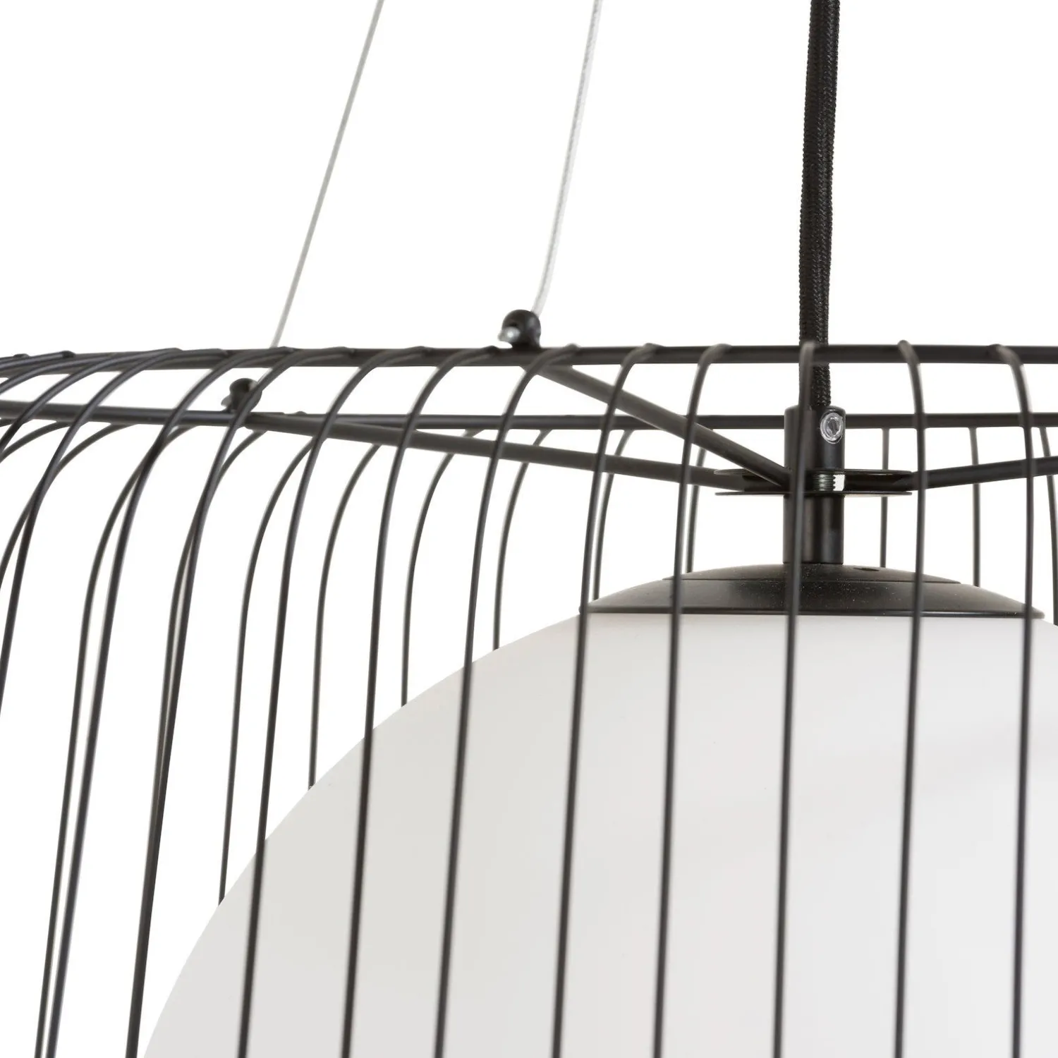 Industriële Hanglampen|Industriële Hanglampen-COCO maison Ally Hanglamp Zwart