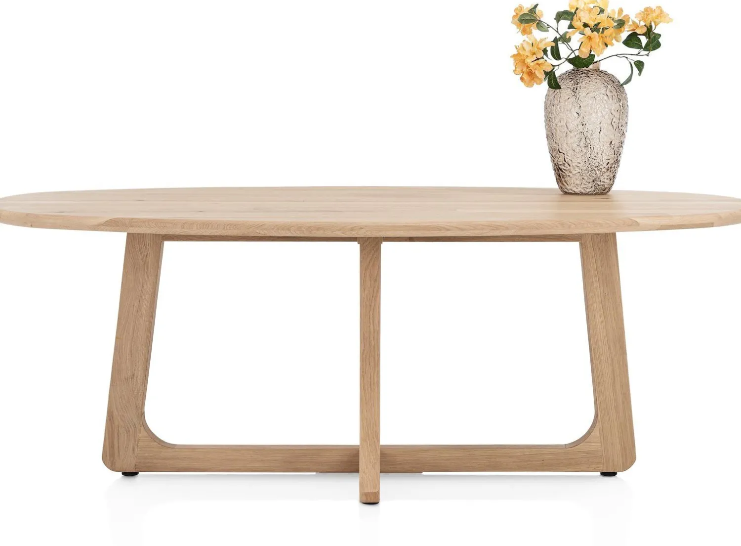Ovale Eettafels-Henders en Hazel Almora Eettafel Natural Sand