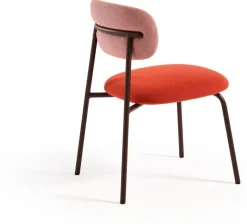 Design Stoelen|Eetkamerstoelen Zonder Armleuning-Artifort Aloa Eetkamerstoel Roze, Rood