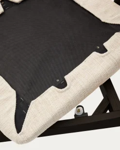 Eetkamerstoelen Met Armleuning-Kave Home Alocs Eetkamerstoel Beige, Zwart
