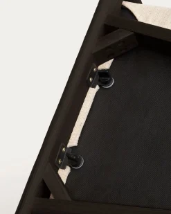 Eetkamerstoelen Met Armleuning-Kave Home Alocs Eetkamerstoel Beige, Zwart