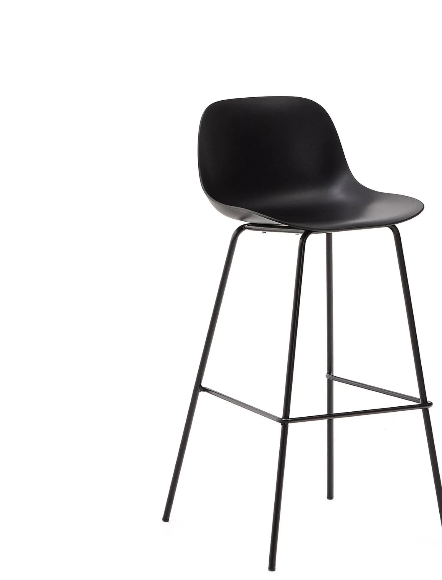 Tuinstoelen-Kave Home Altea Tuin Barkruk Zwart