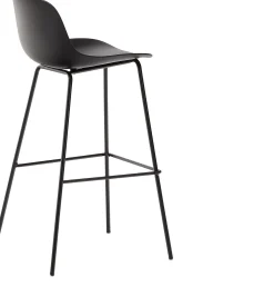 Tuinstoelen-Kave Home Altea Tuin Barkruk Zwart