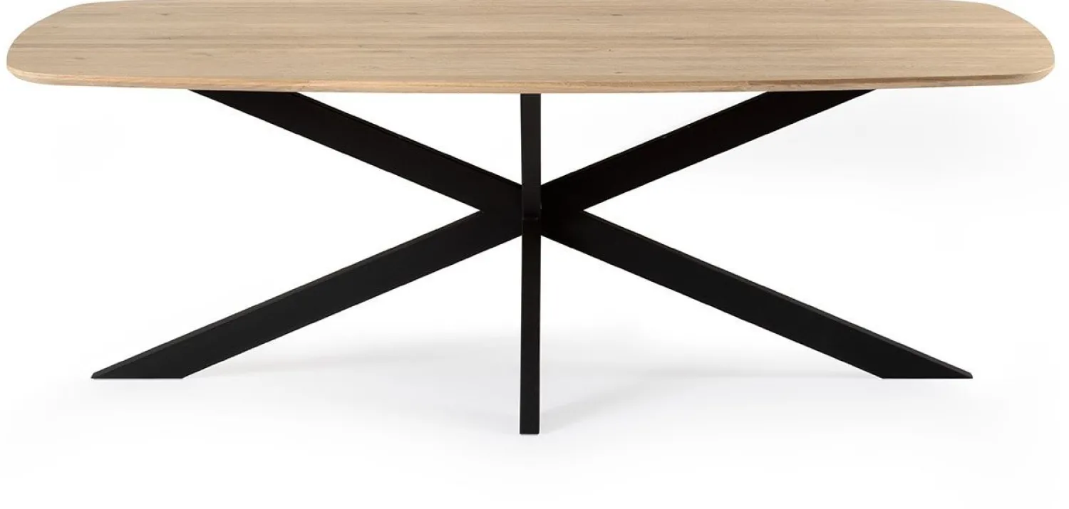 Houten Eettafels-Feelings Wonen Alvaro Eettafel Oak Basic
