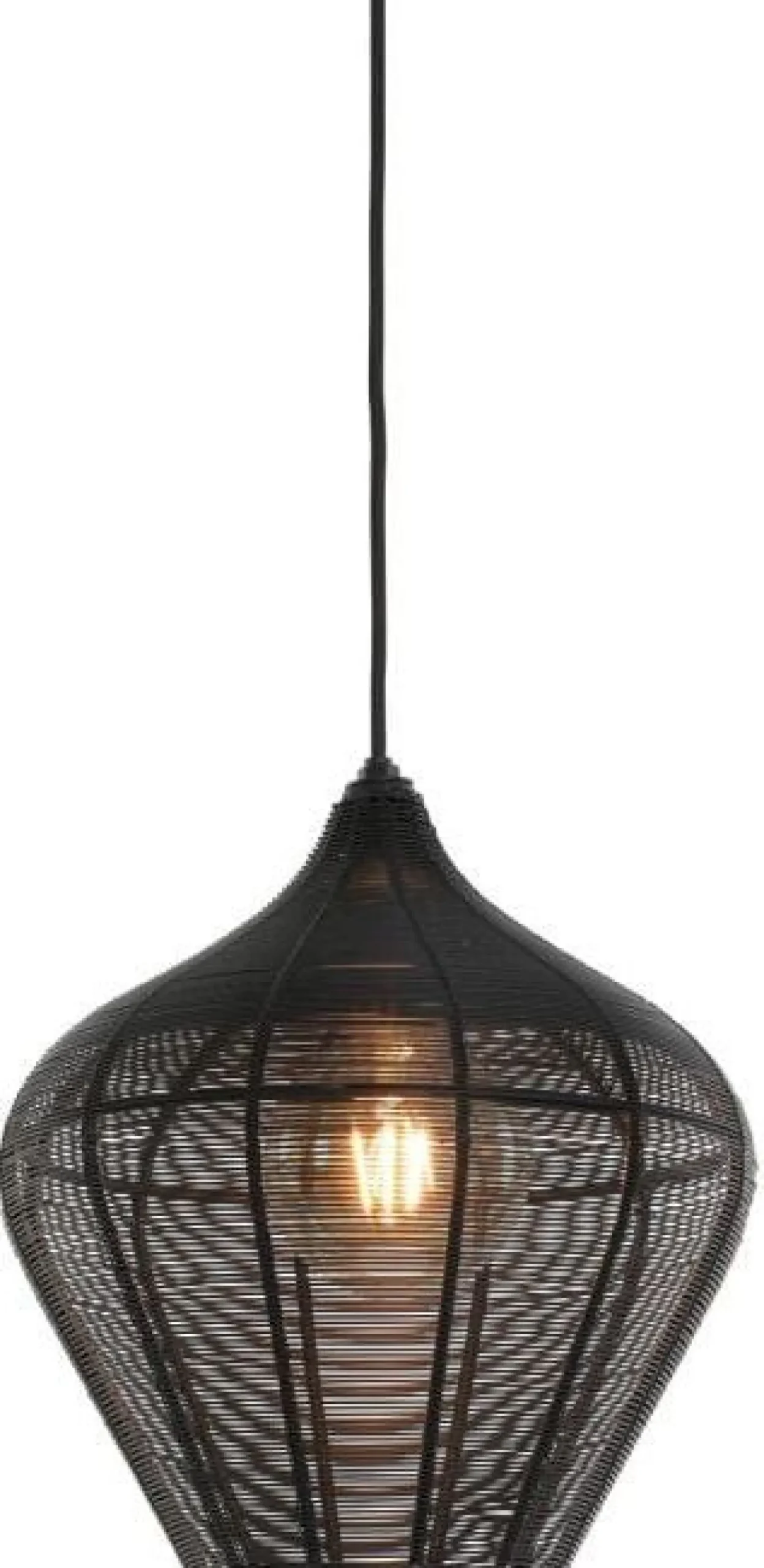 Hanglampen|Hanglampen-Trendhopper Alvaro Hanglamp Mat Zwart