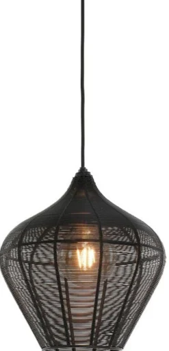 Hanglampen|Hanglampen-Trendhopper Alvaro Hanglamp Mat Zwart