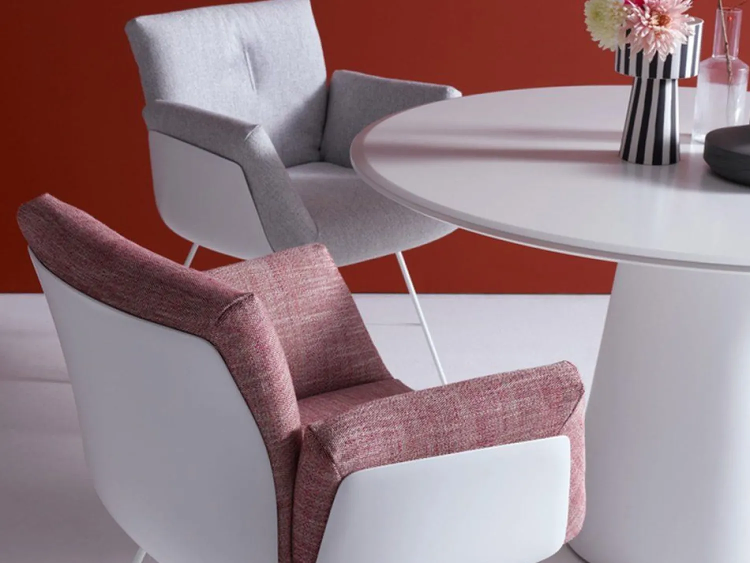 Design Stoelen-COR Alvo Draaistoel Roze