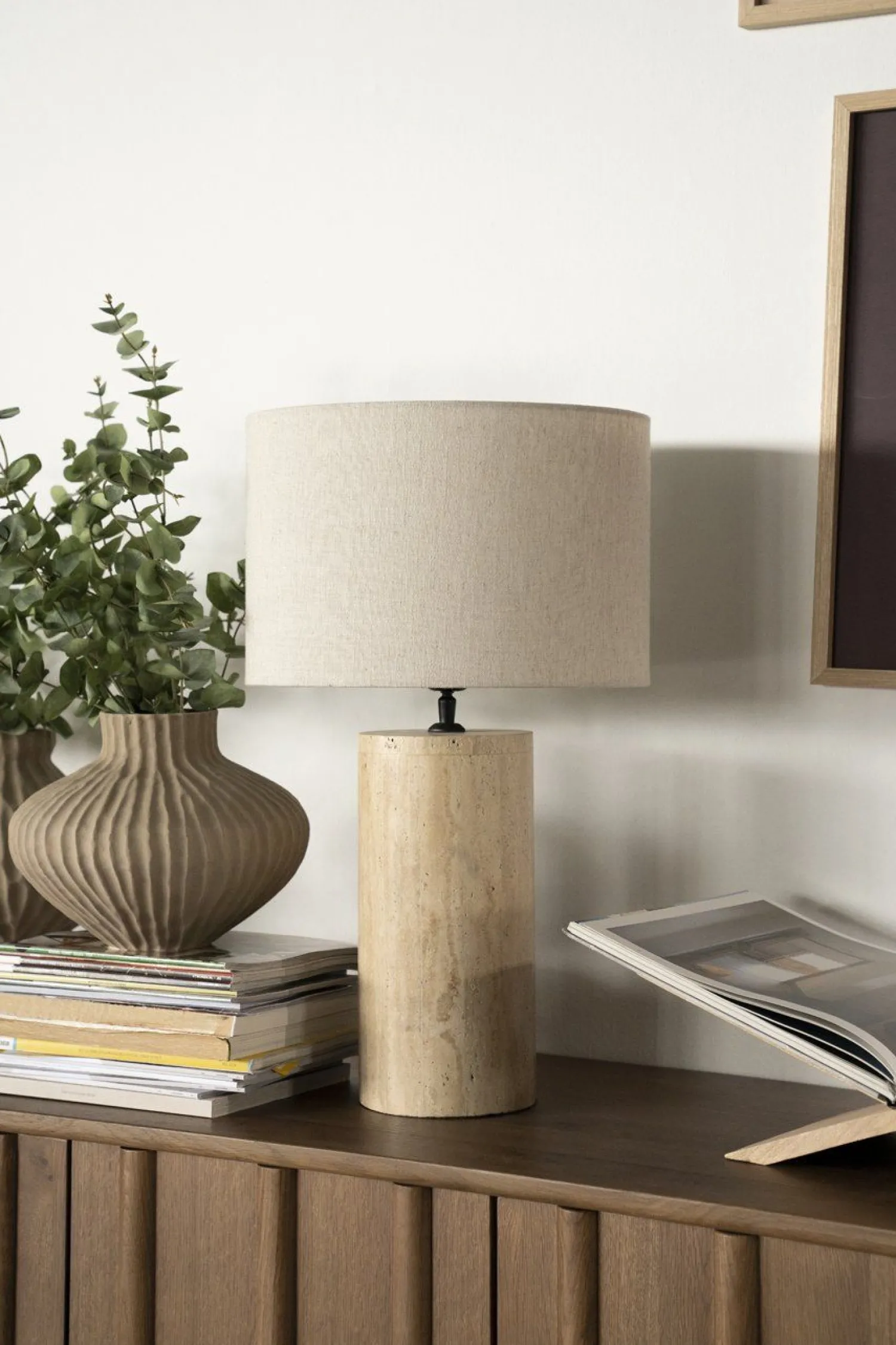 Tafellampen|Tafellampen-By Boo Amara Tafellamp Beige