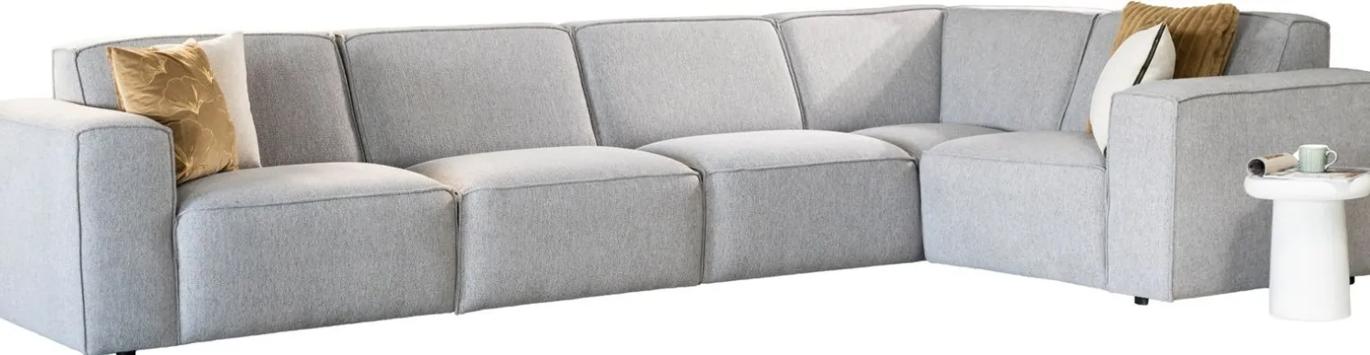 Hoekbanken-Sevn Amarillo Hoekbank Beige